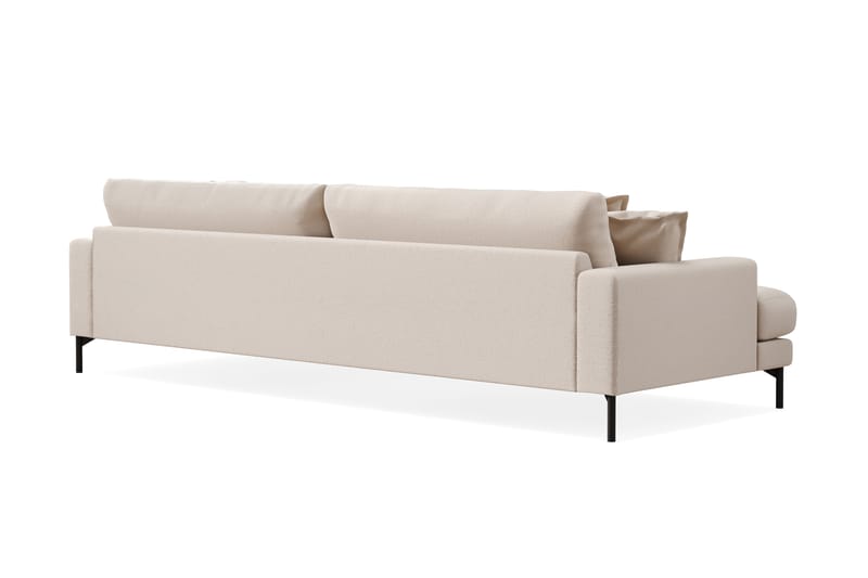 Menard Premium 5-personers Dyb Sofa i Bouclé - Lys Beige - Møbler - Sofaer