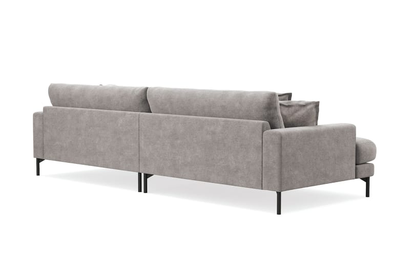 Menard Premium 5-seters dyp sofa i chenille - Grå/Brun - Møbler - Sofaer