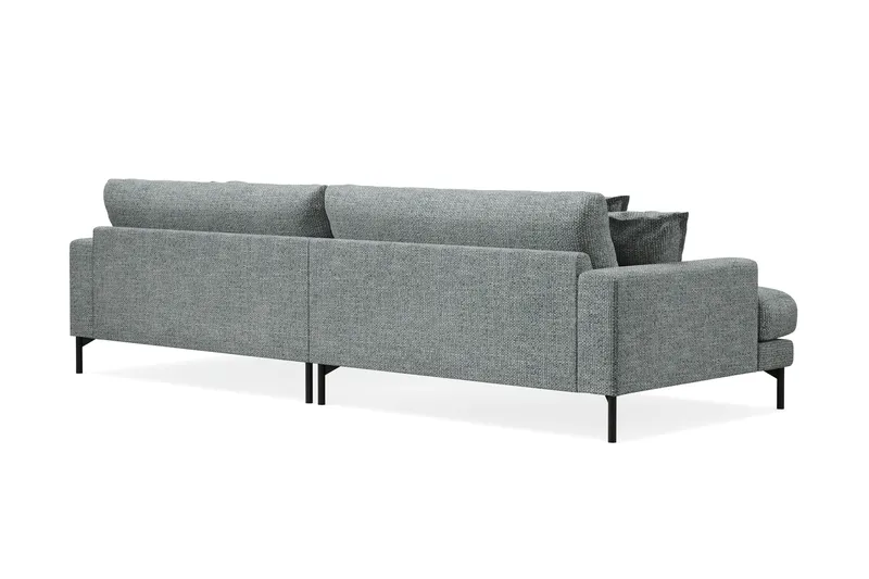 Menard Premium 5-personers Dyb Sofa i Chenille - Grå/Blå - Møbler - Sofaer