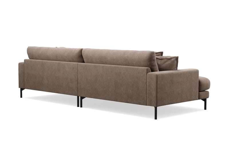 Menard Premium 5-seters dyp sofa i stoff - Brun - Møbler - Sofaer