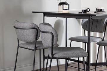 Rektangulär matgrupp Venture Home Grå Svart 4st - Møbler - Bord