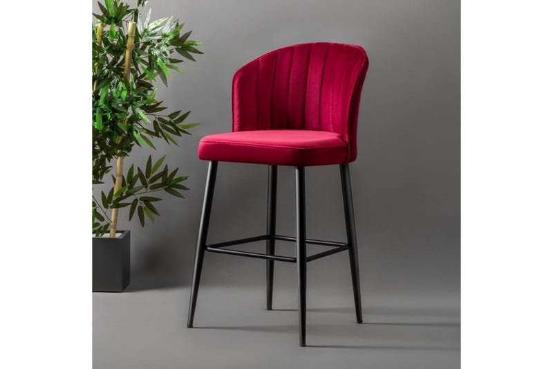 Rubi Bargruppe 52 cm - Rød/Sort - Møbler - Bord