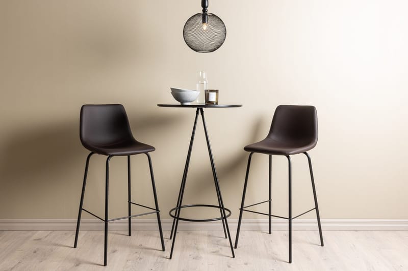 Rund matgrupp Venture Home Brun Svart 2st