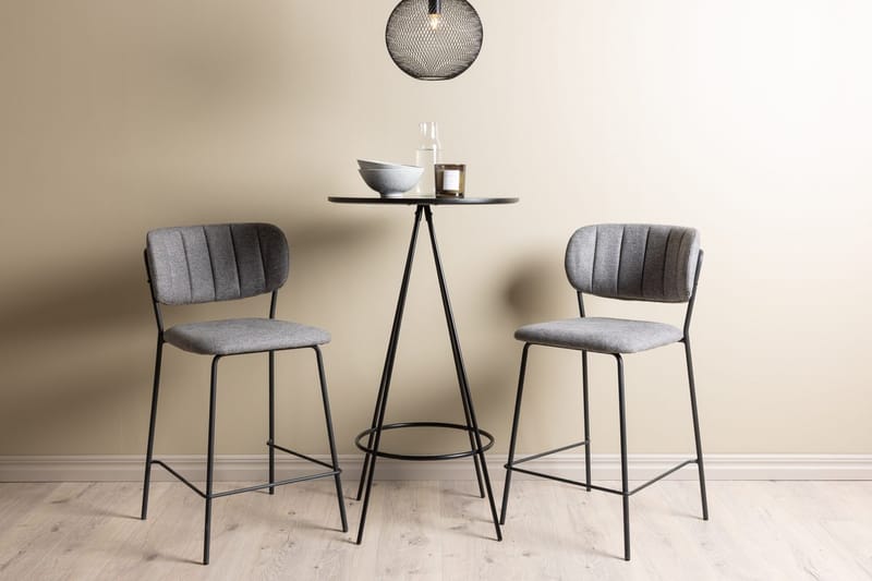 Rund matgrupp Venture Home Grå Svart 2st