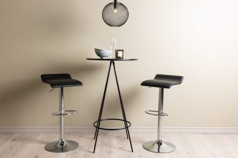 Rund matgrupp Venture Home Svart Svart 2st
