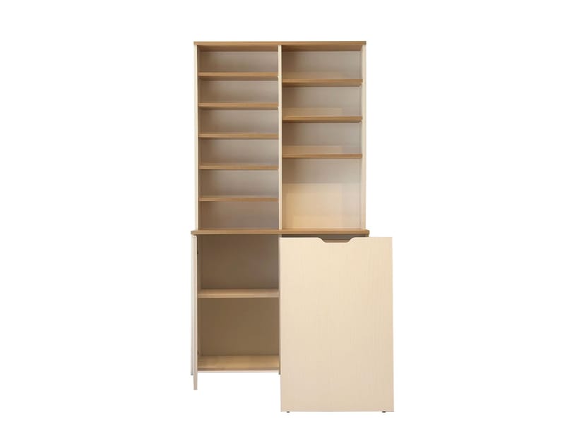 Salongbord- og krakksett (3 deler) Homitis Flexa (100 x 190 x 45 cm) Eik krem - Møbler - Bord