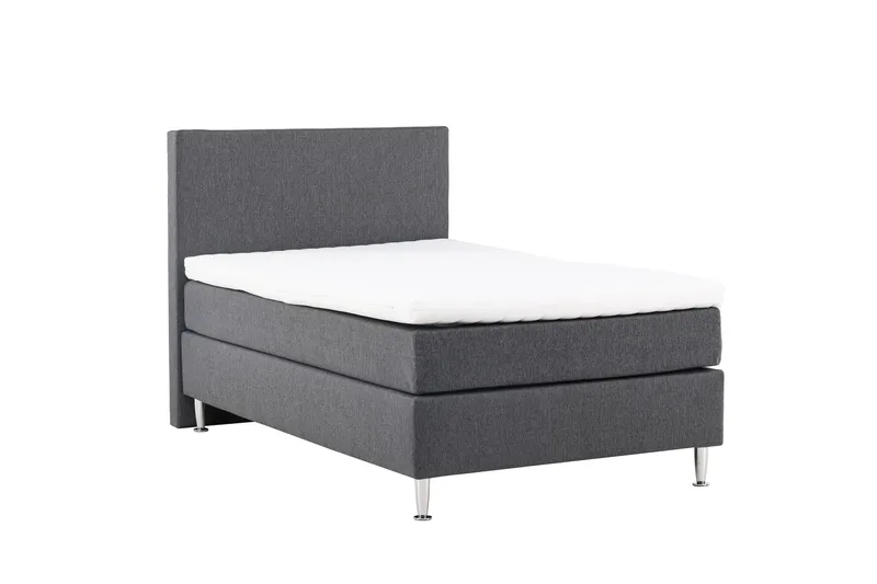 Toledo Sengepakke Kontinentalseng 120x200 cm - Mørk grå - Møbler - Senger - Komplett sengepakke