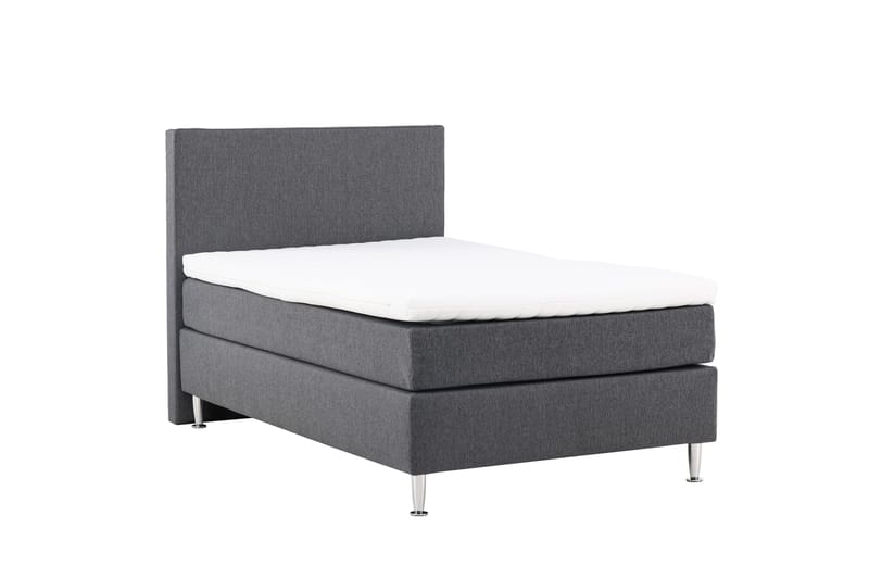 Toledo Sengepakke Kontinentalseng 120x200 cm - Mørk grå - Møbler - Senger - Komplett sengepakke