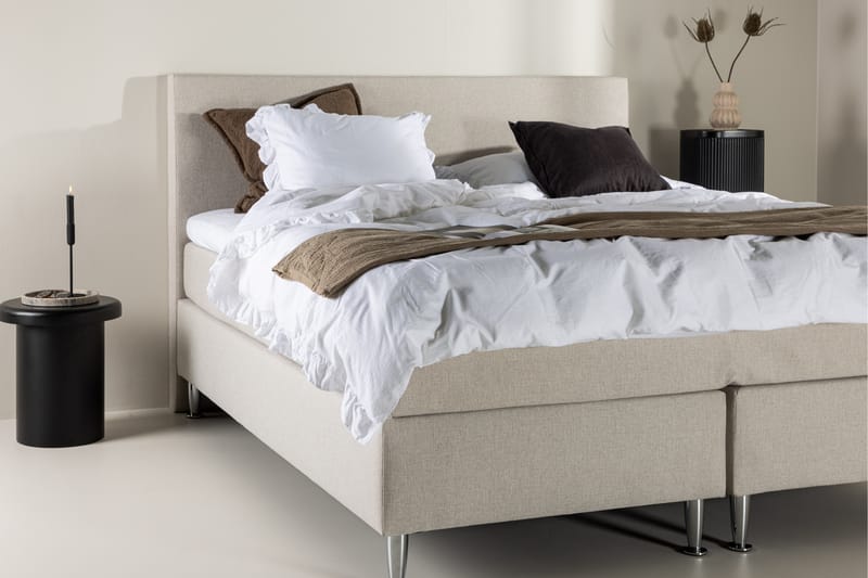 Toledo Sengepakke Kontinentalseng 180x200 cm - Beige - Møbler - Senger - Komplett sengepakke