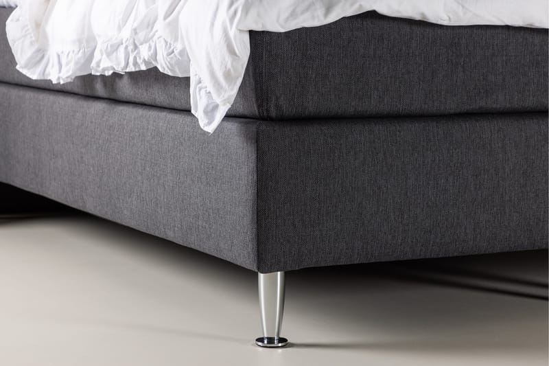 Toledo Sengepakke Kontinentalseng 180x200 cm - Mørk grå - Møbler - Senger - Komplett sengepakke