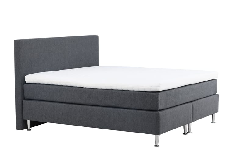 Toledo Sengepakke Kontinentalseng 180x200 cm - Mørk grå - Møbler - Senger - Komplett sengepakke