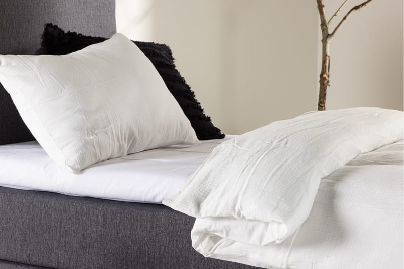 Toledo Sengepakke Kontinentalseng 90x200 cm - Mørk grå - Møbler - Senger - Komplett sengepakke