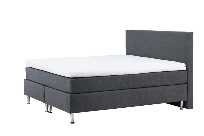 Toledo Sengepakke Kontinentalseng 180x200 cm - Mørk grå - Møbler - Senger - Komplett sengepakke