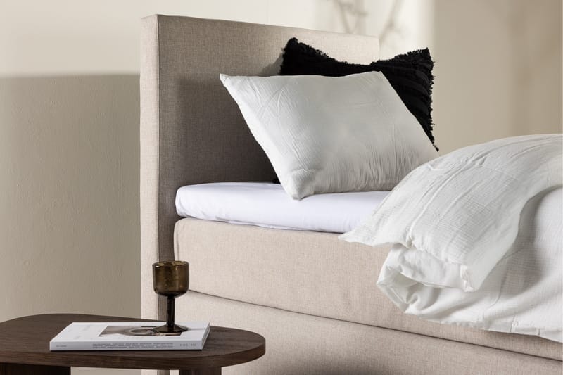 Toledo Sengepakke Kontinentalseng 90x200 cm - Beige - Møbler - Senger - Komplett sengepakke