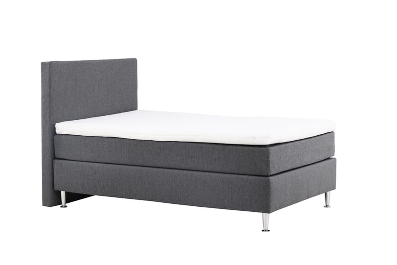 Toledo Sengepakke Kontinentalseng 120x200 cm - Mørk grå - Møbler - Senger - Komplett sengepakke