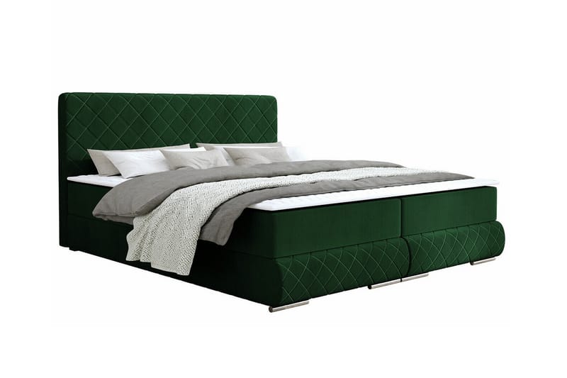 Abbeyfield Seng 160x200 cm - Mørkegrønn - Sengeramme & sengestamme
