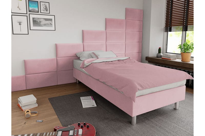 Adeliza Sengeramme 120x200 cm - Rosa - Møbler - Senger - Sengeramme & sengestamme