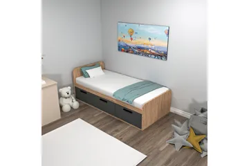 Akser Sengeramme 91x194 cm - Brun - Møbler - Senger - Sengeramme & sengestamme