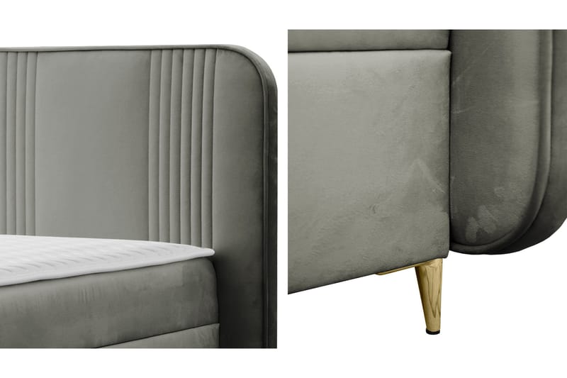 Alani Sengpakke Kontinentalseng 120x200 cm - Beige - Møbler - Senger - Komplett sengepakke