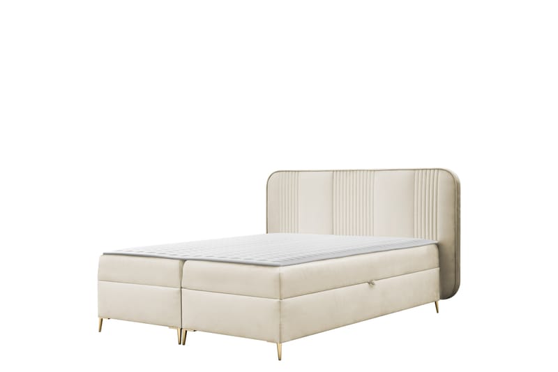 Alani Sengpakke Kontinentalseng 120x200 cm - Beige - Møbler - Senger - Komplett sengepakke
