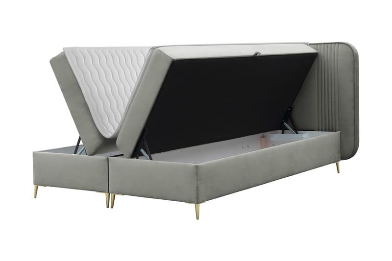 Alani Sengpakke Kontinentalseng 120x200 cm - Svart - Møbler - Senger - Komplett sengepakke