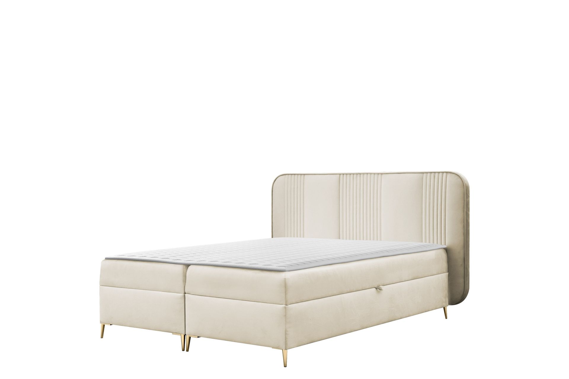 Alani Sengpakke Kontinentalseng 140x200 cm - Beige - Møbler - Senger - Komplett sengepakke