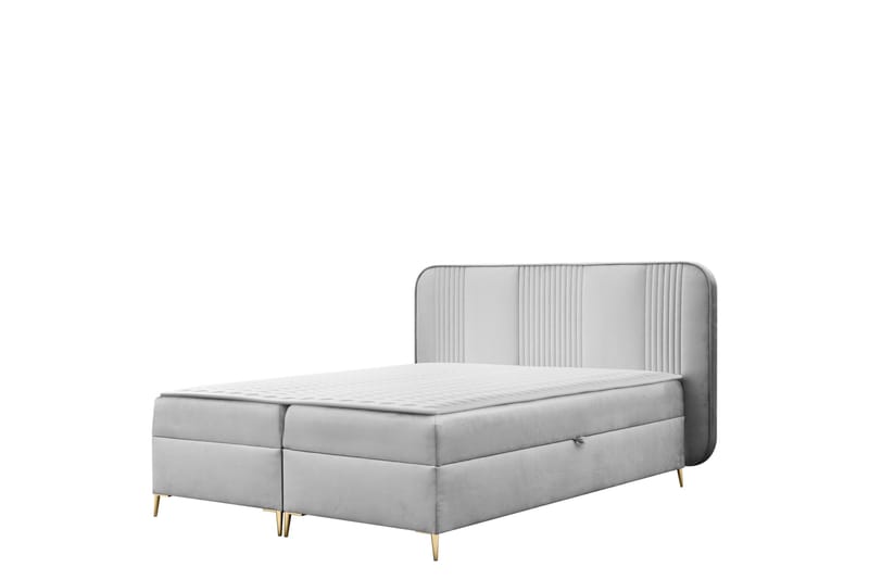 Alani Sengpakke Kontinentalseng 140x200 cm - Grå - Møbler - Senger - Komplett sengepakke