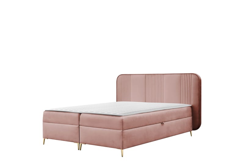 Alani Sengpakke Kontinentalseng 140x200 cm - Rosa - Møbler - Senger - Komplett sengepakke