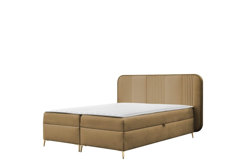 Alani Sengpakke Kontinentalseng 160x200 cm - Brun - Møbler - Senger - Komplett sengepakke