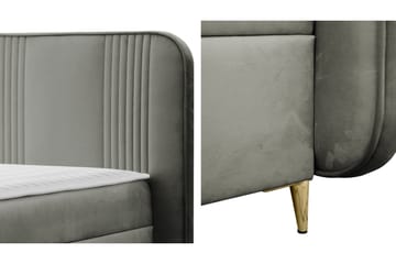 Alani Sengpakke Kontinentalseng 160x200 cm - Grå - Møbler - Senger - Komplett sengepakke