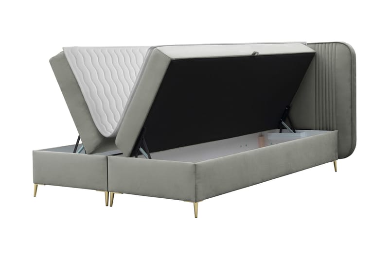 Alani Sengpakke Kontinentalseng 180x200 cm - Svart - Møbler - Senger - Komplett sengepakke