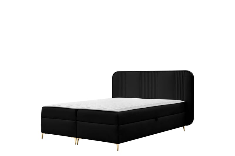 Alani Sengpakke Kontinentalseng 180x200 cm - Svart - Møbler - Senger - Komplett sengepakke