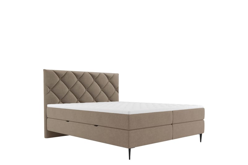 Alasia Sengpakke Kontinentalseng 140x200 cm - Brun - Møbler - Senger - Komplett sengepakke