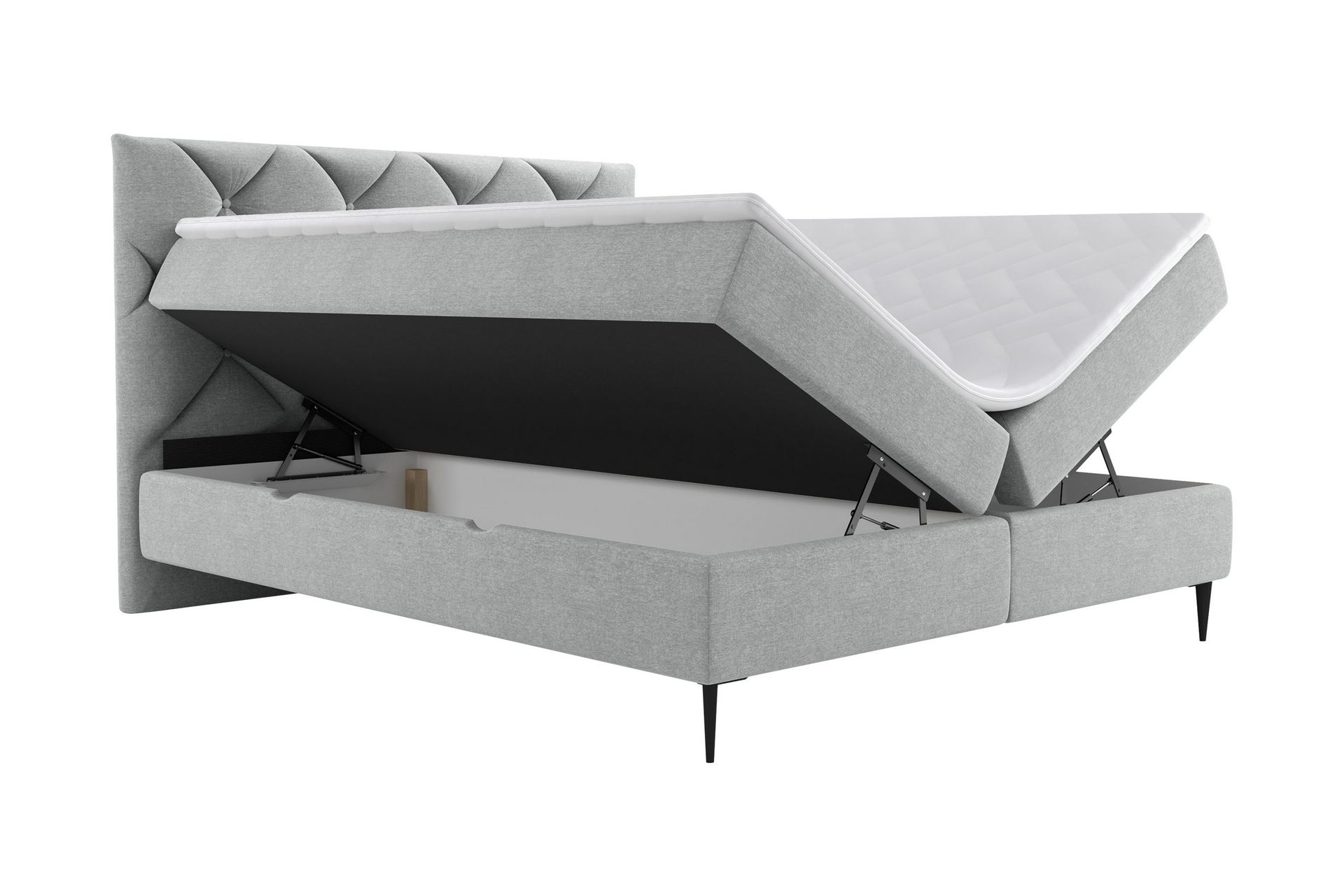 Alasia Sengpakke Kontinentalseng 140x200 cm - Brun - Møbler - Senger - Komplett sengepakke