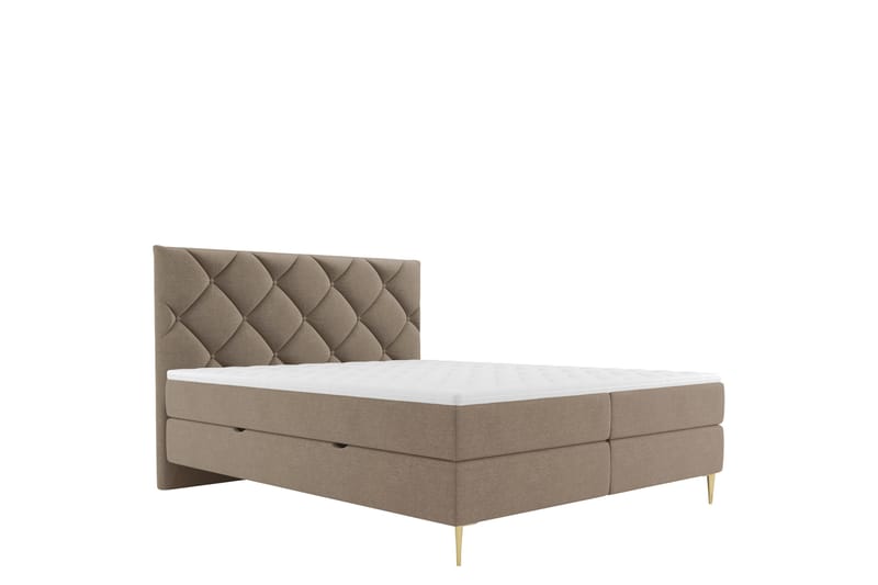 Alasia Sengpakke Kontinentalseng 140x200 cm - Brun - Møbler - Senger - Komplett sengepakke
