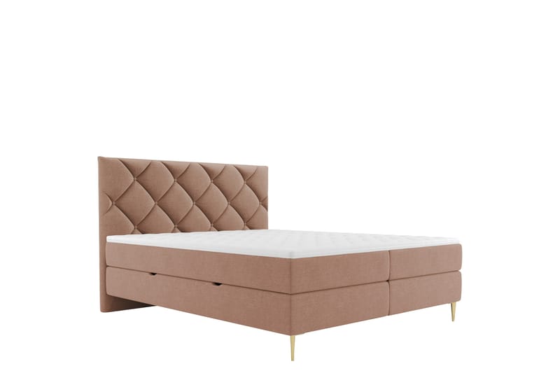 Alasia Sengpakke Kontinentalseng 140x200 cm - Brun - Møbler - Senger - Komplett sengepakke
