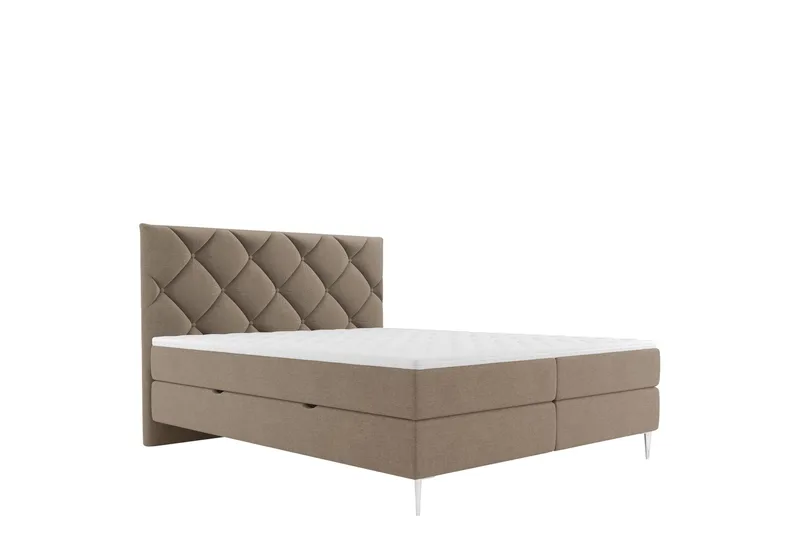 Alasia Sengpakke Kontinentalseng 140x200 cm - Brun - Møbler - Senger - Komplett sengepakke