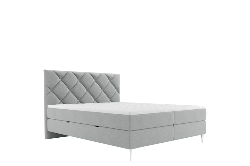 Alasia Sengpakke Kontinentalseng 140x200 cm - Grå - Møbler - Senger - Komplett sengepakke
