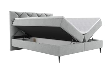 Alasia Sengpakke Kontinentalseng 140x200 cm - Grå - Møbler - Senger - Komplett sengepakke
