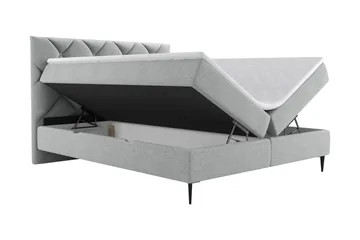 Alasia Sengpakke Kontinentalseng 140x200 cm - Svart - Møbler - Senger - Komplett sengepakke