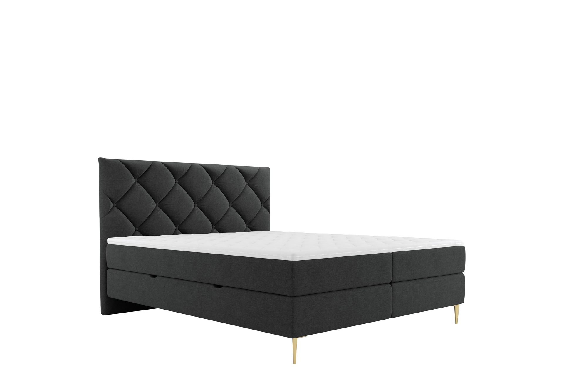 Alasia Sengpakke Kontinentalseng 160x200 cm - Svart - Møbler - Senger - Komplett sengepakke