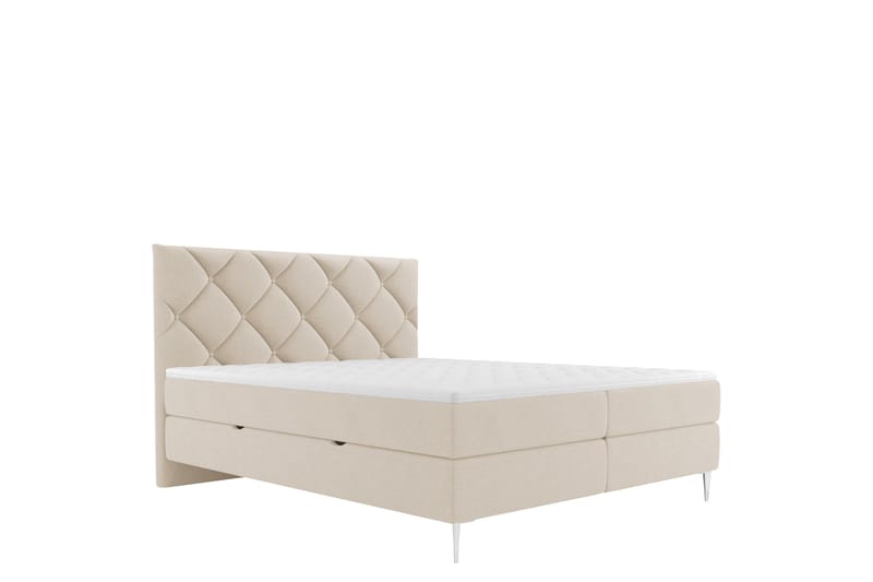 Alasia Sengpakke Kontinentalseng 180x200 cm - Beige - Møbler - Senger - Komplett sengepakke