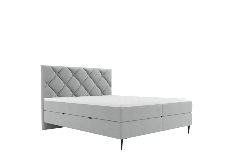 Alasia Sengpakke Kontinentalseng 180x200 cm - Grå - Møbler - Senger - Komplett sengepakke