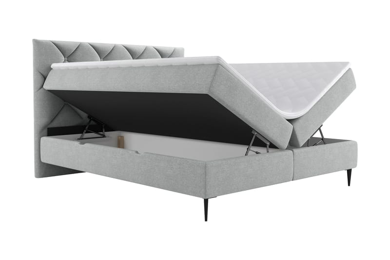 Alasia Sengpakke Kontinentalseng 180x200 cm - Svart - Møbler - Senger - Komplett sengepakke