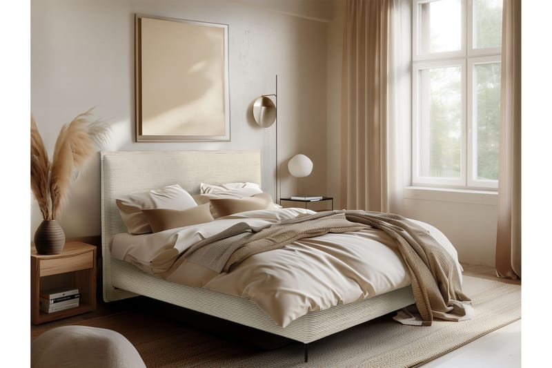 Alaudin Sengeramme 160x200 cm - Beige - Møbler - Senger - Sengeramme & sengestamme