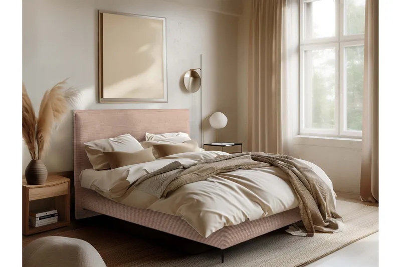 Alaudin Sengeramme 160x200 cm - Rosa - Møbler - Senger - Sengeramme & sengestamme