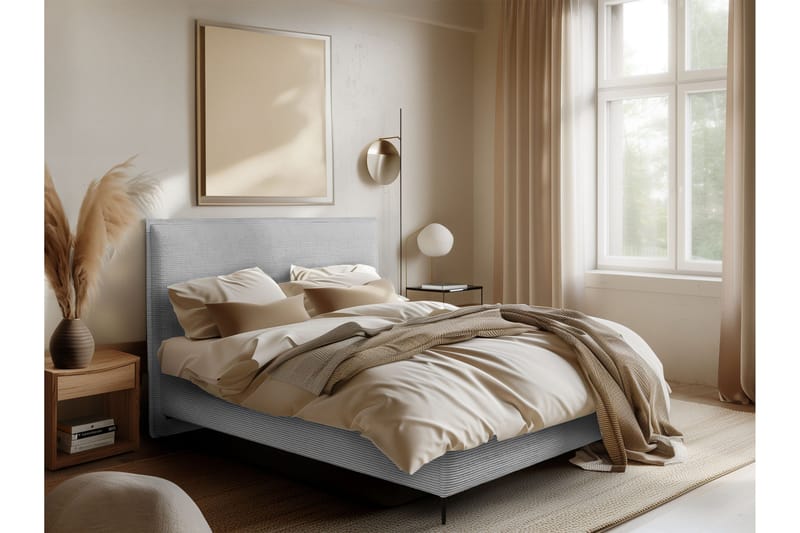 Alaudin Sengeramme 180x200 cm - Grå - Møbler - Senger - Sengeramme & sengestamme