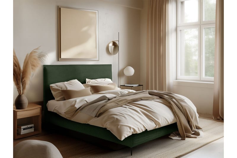 Alaudin Sengeramme 180x200 cm - Grønn - Møbler - Senger - Sengeramme & sengestamme