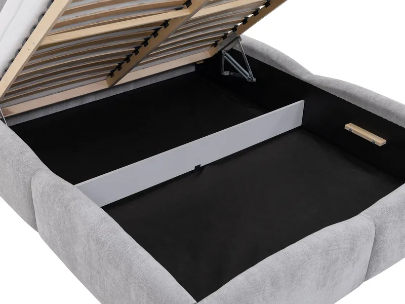 Aldrosen sengeramme med oppbevaring 160x200 cm - brun - Møbler - Senger - Sengeramme & sengestamme