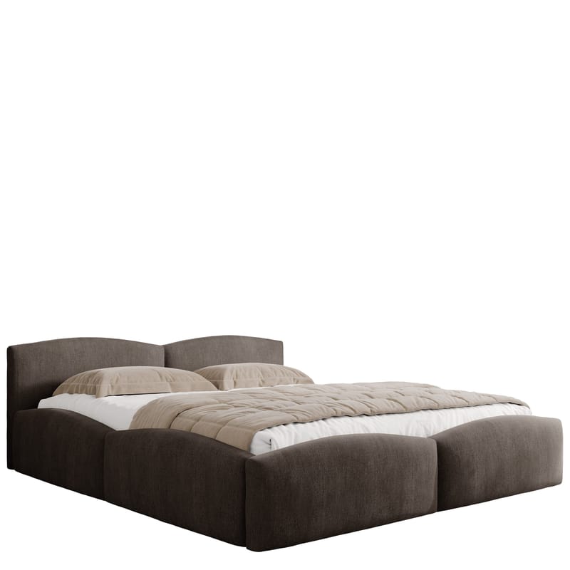 Aldrosen sengeramme med oppbevaring 180x200 cm - brun - Møbler - Senger - Sengeramme & sengestamme
